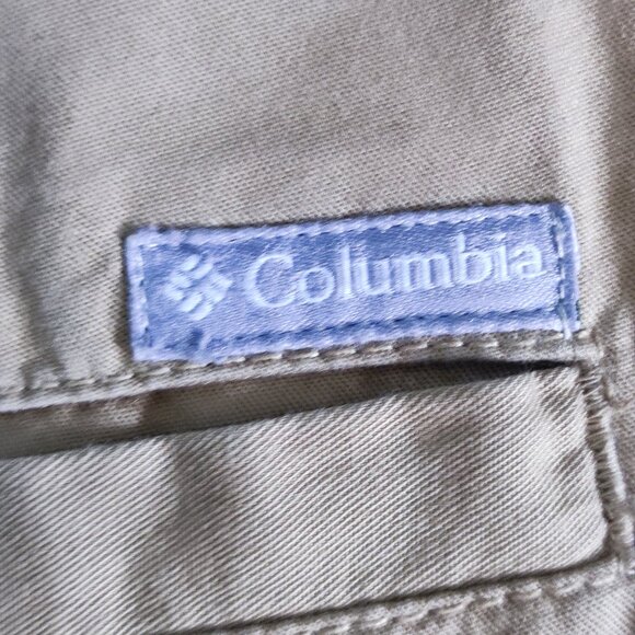 Columbia casual summer shorts light brown men's size 38 - Picture 8 of 12